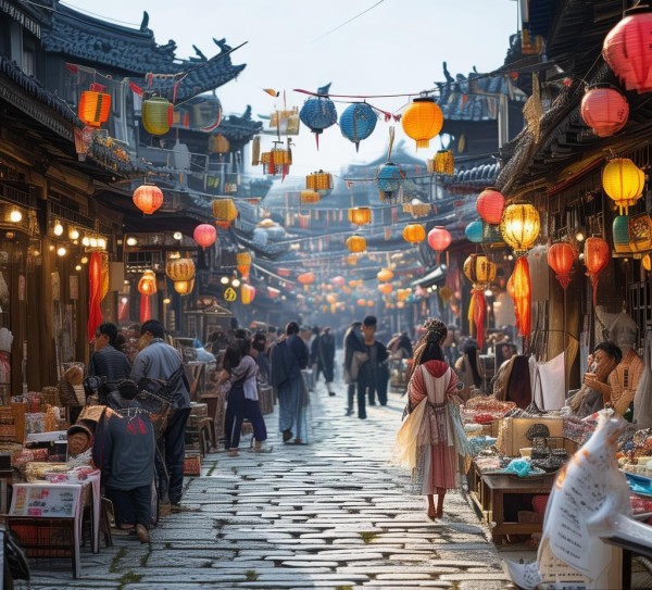 老城商业与诗画并存，公主岭商贸风情扑面而来