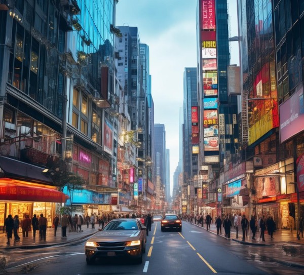 商业与城市相遇的商业之城