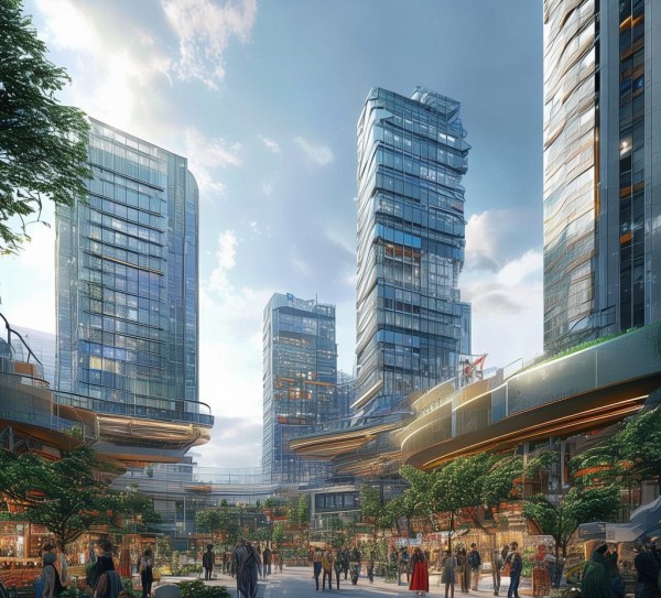 西郊商贸中心，现代商贸城，创新实践